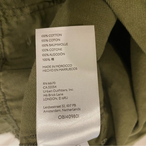 Free People Sydney Denim Coveralls in Green Sleeveless size Medium - Picture 12 of 12